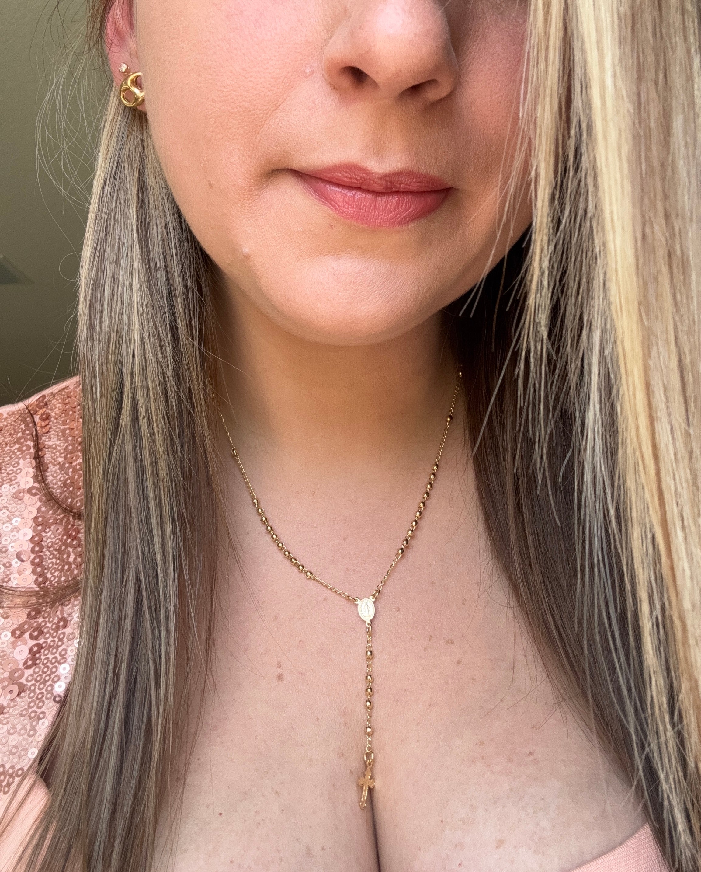 Gold Rosary 3mm Beads