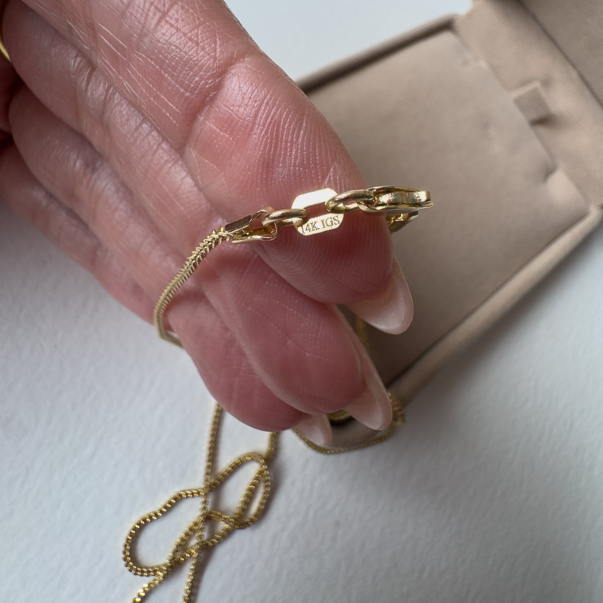 Franco Style 14K Solid Gold Necklace