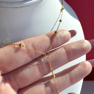 Cadena Larga Corbatín Gold