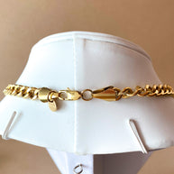 Golden Big Links Men Large Steel Necklace