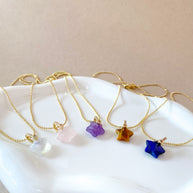 Stars Colorful Gems 💎 Adjustable Necklaces