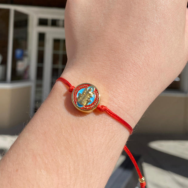 Red Thread Colorful St. Benedict