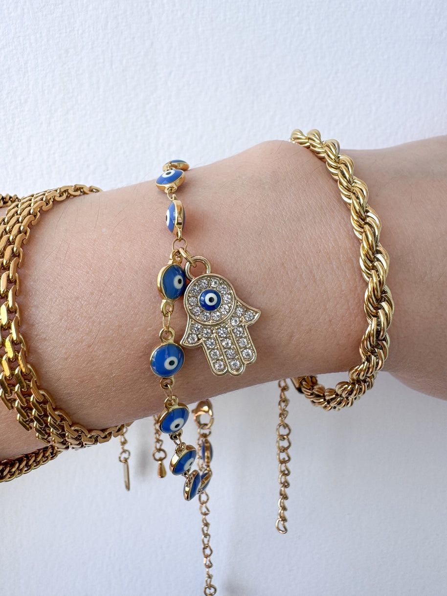 Variety of Steel Thick Style Bracelets
