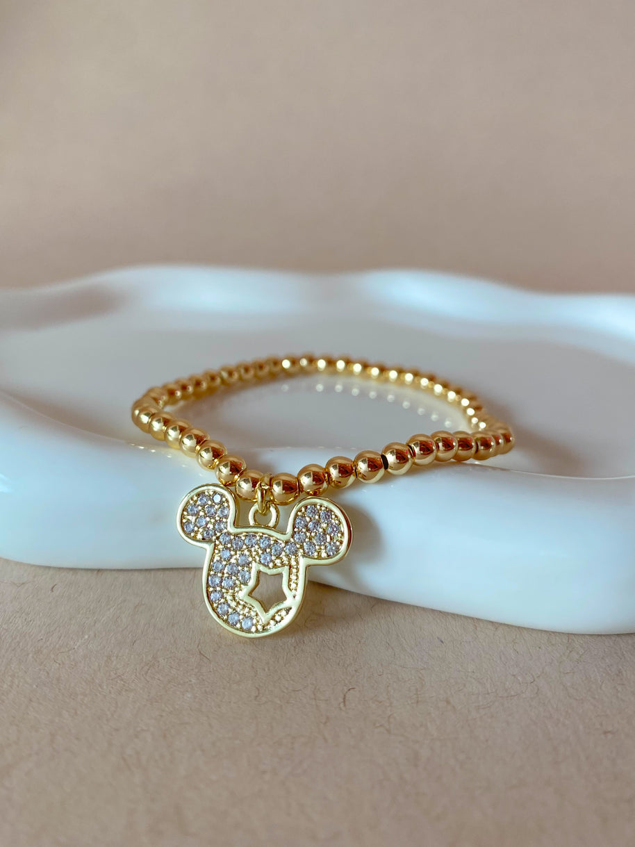 Mickey Shiny Star Elastic Bracelet