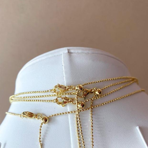 4 Style Hearts and Cross Adjustable Necklaces