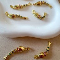 Multicolor Golden Fish Charm
