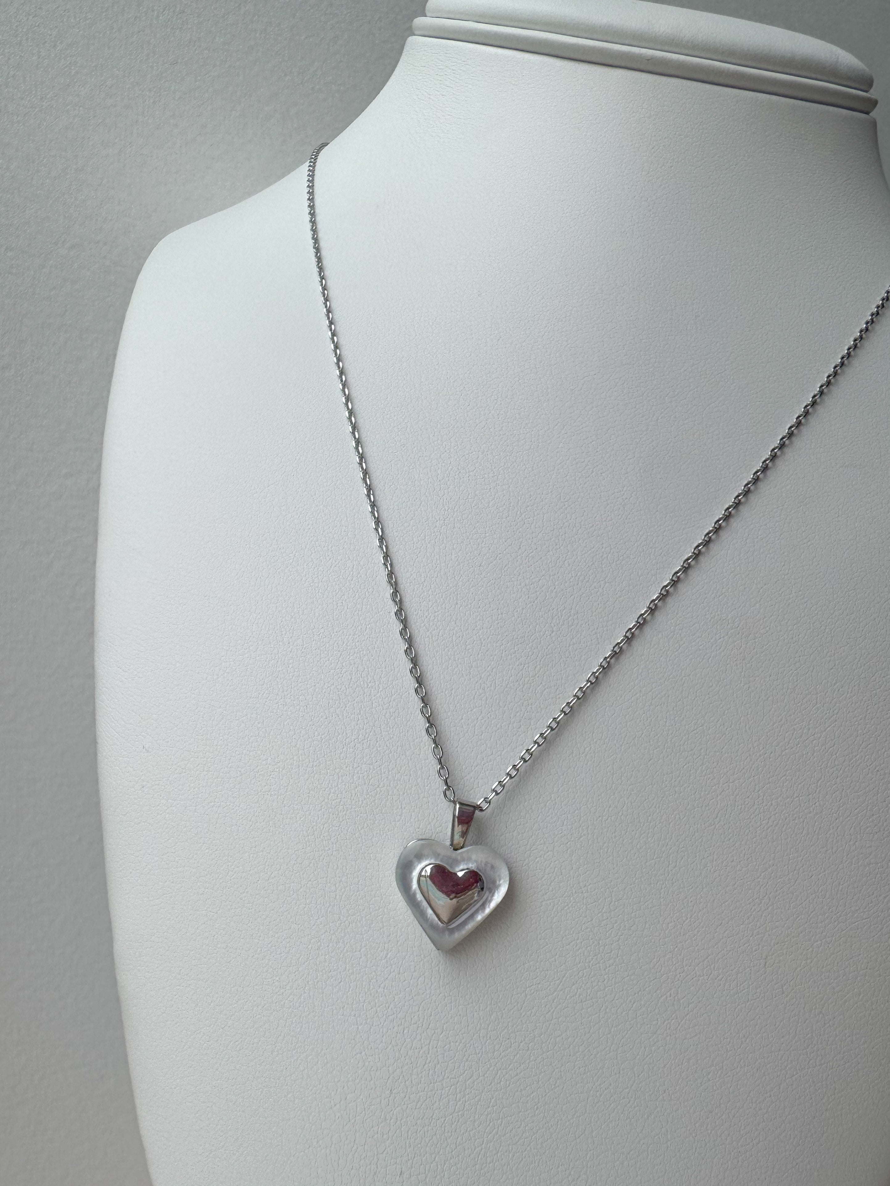 Silver Steel Style Necklace