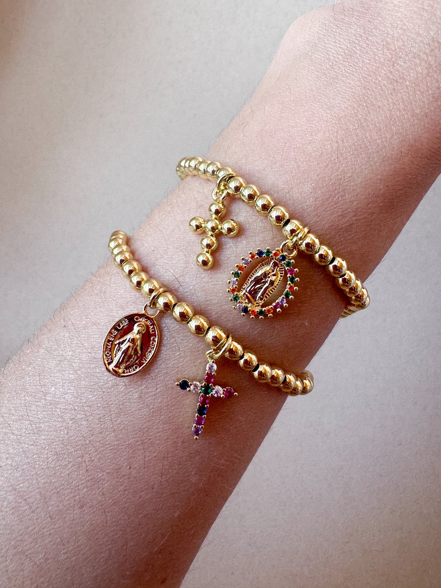 Religious Style Virgin Elastic Bracelet