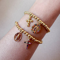 Religious Style Virgin Elastic Bracelet