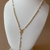 Guadalupe Virgin Pearls Rosary