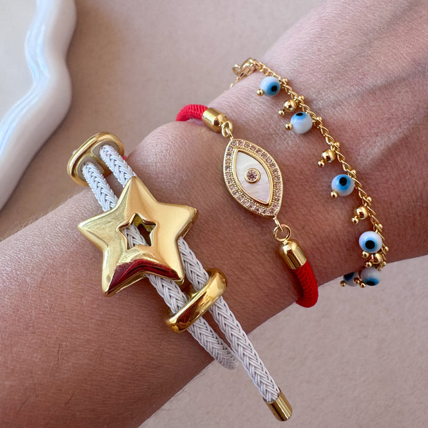 Evil Eye and Protection Charms Variety of Bracelet