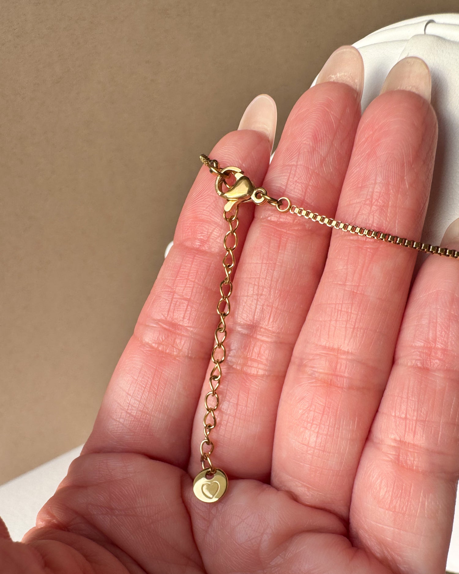 3 Gold Stars Steel Necklace