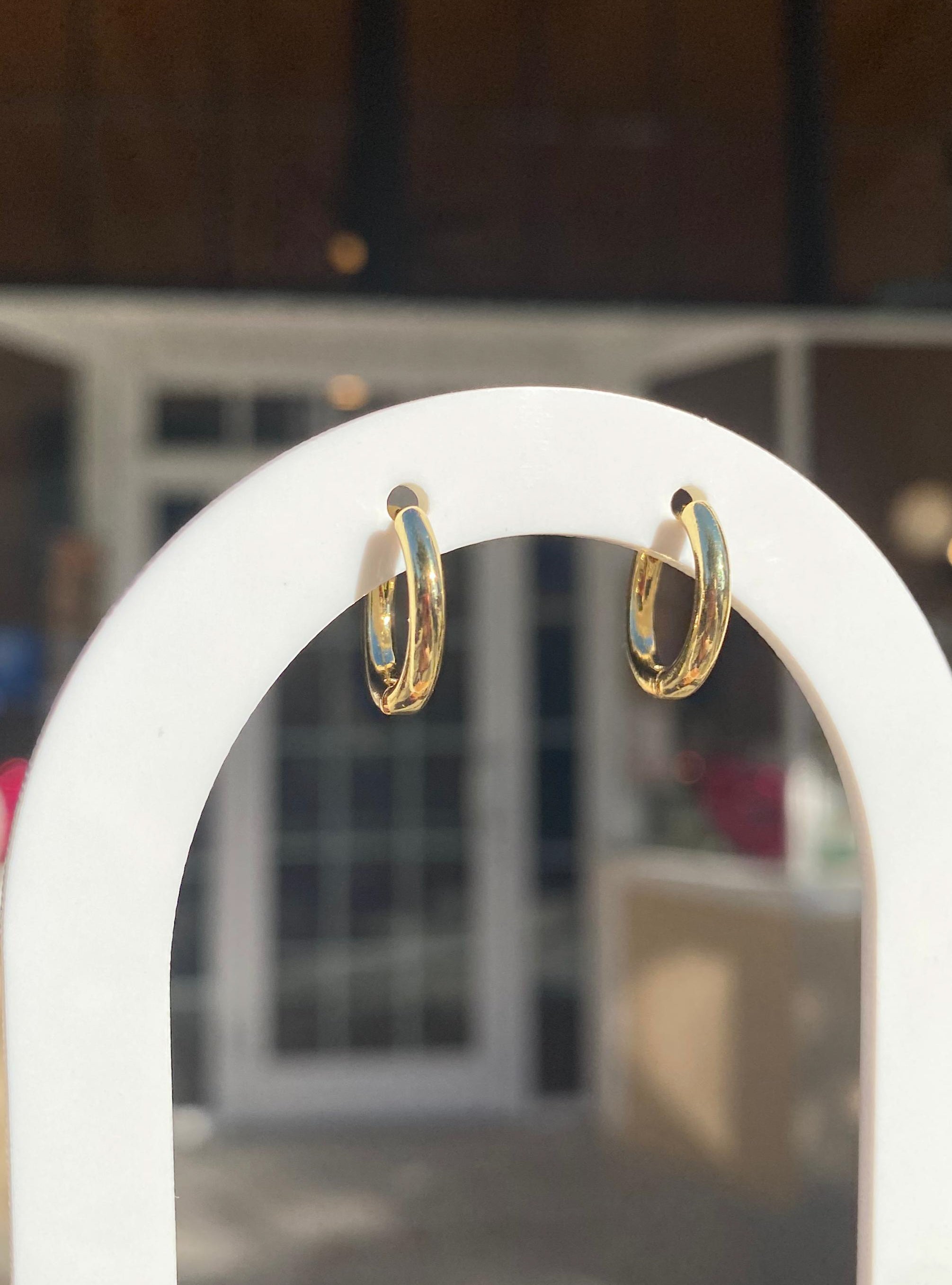 Classic Golden Hoops