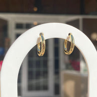 Classic Golden Hoops