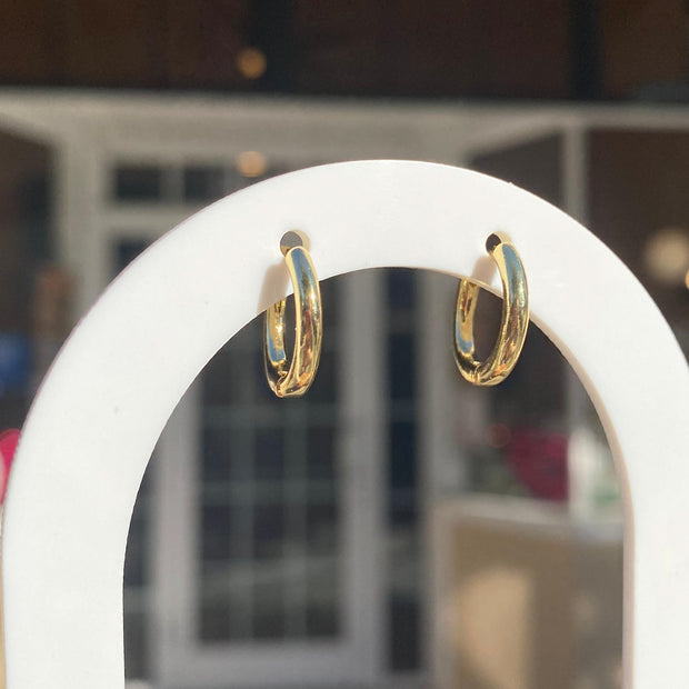 Classic Golden Hoops