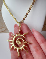 Load image into Gallery viewer, Cadena Sol en Espiral
