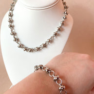Silver Links Steel Necklace or Bracelet