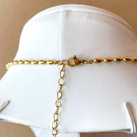Stainless steel chain Rice grain design