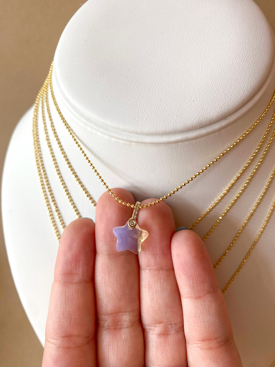 Stars Colorful Gems 💎 Adjustable Necklaces