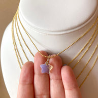 Stars Colorful Gems 💎 Adjustable Necklaces