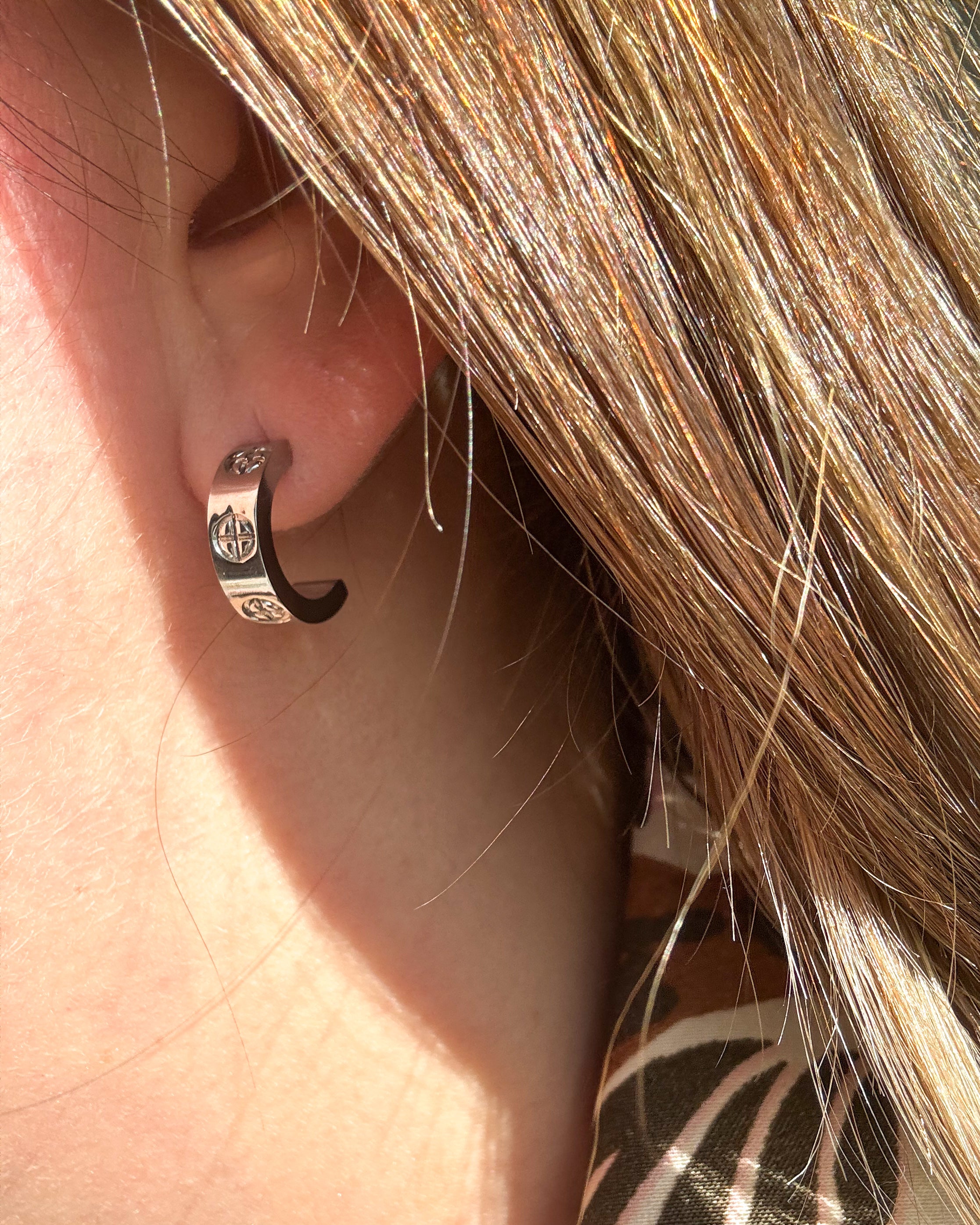 Aretes Tornillos Silver