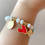 2 Styles of St Benedict, Cross and Faith Charms Bracelets
