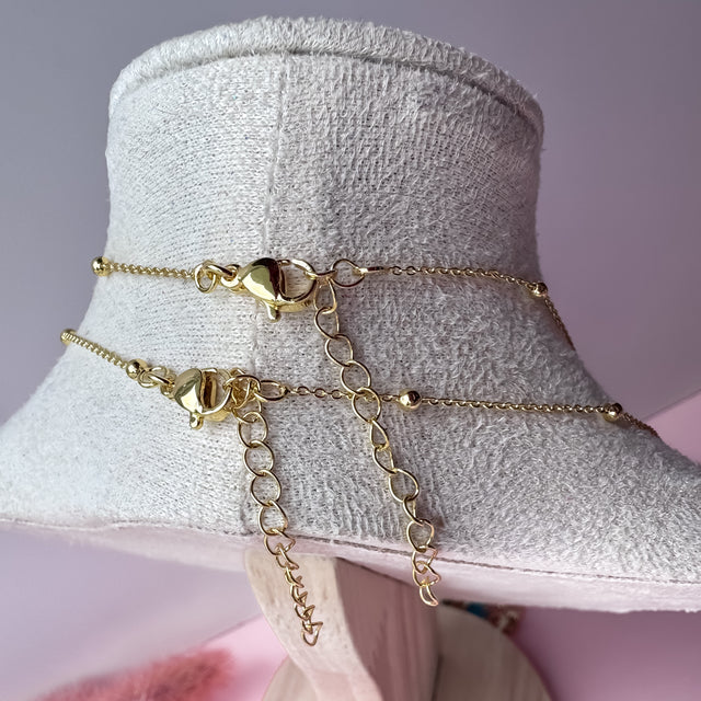 "Mamá" Crystal Red Heart Necklace