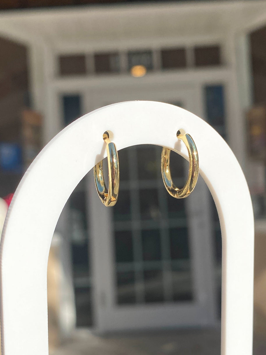 Classic Golden Hoops