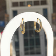 Classic Golden Hoops