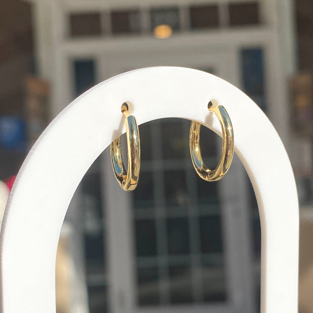 Classic Golden Hoops