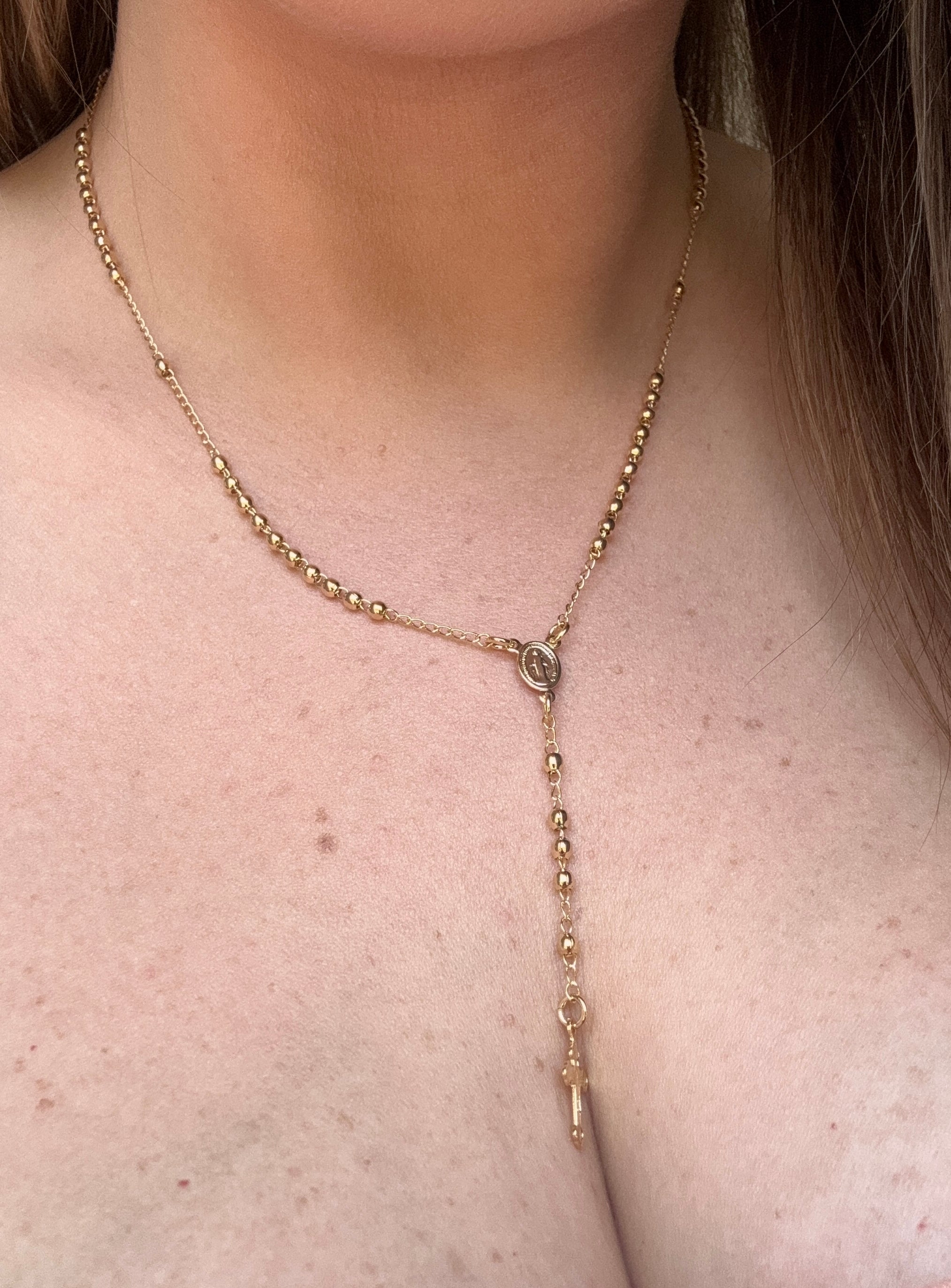 Gold Rosary 3mm Beads