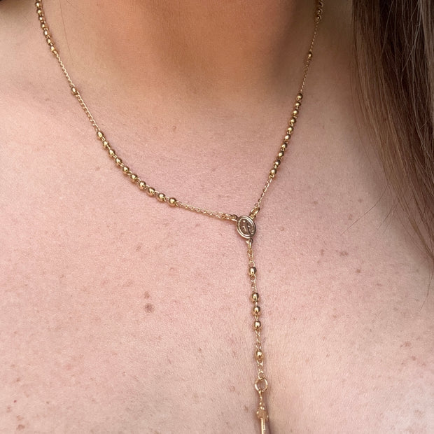 Rosario Gold 3mm Beads