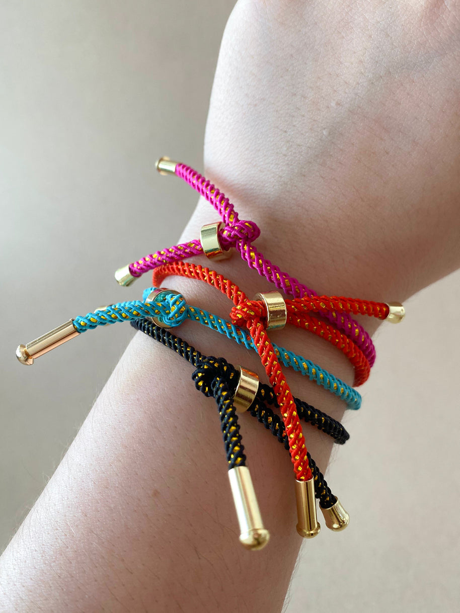 Adjustable Multicolor Plain Bracelets