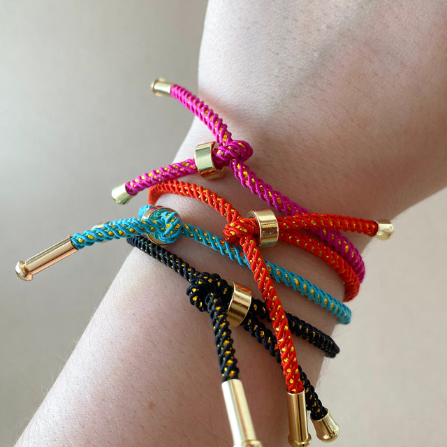 Adjustable Multicolor Plain Bracelets