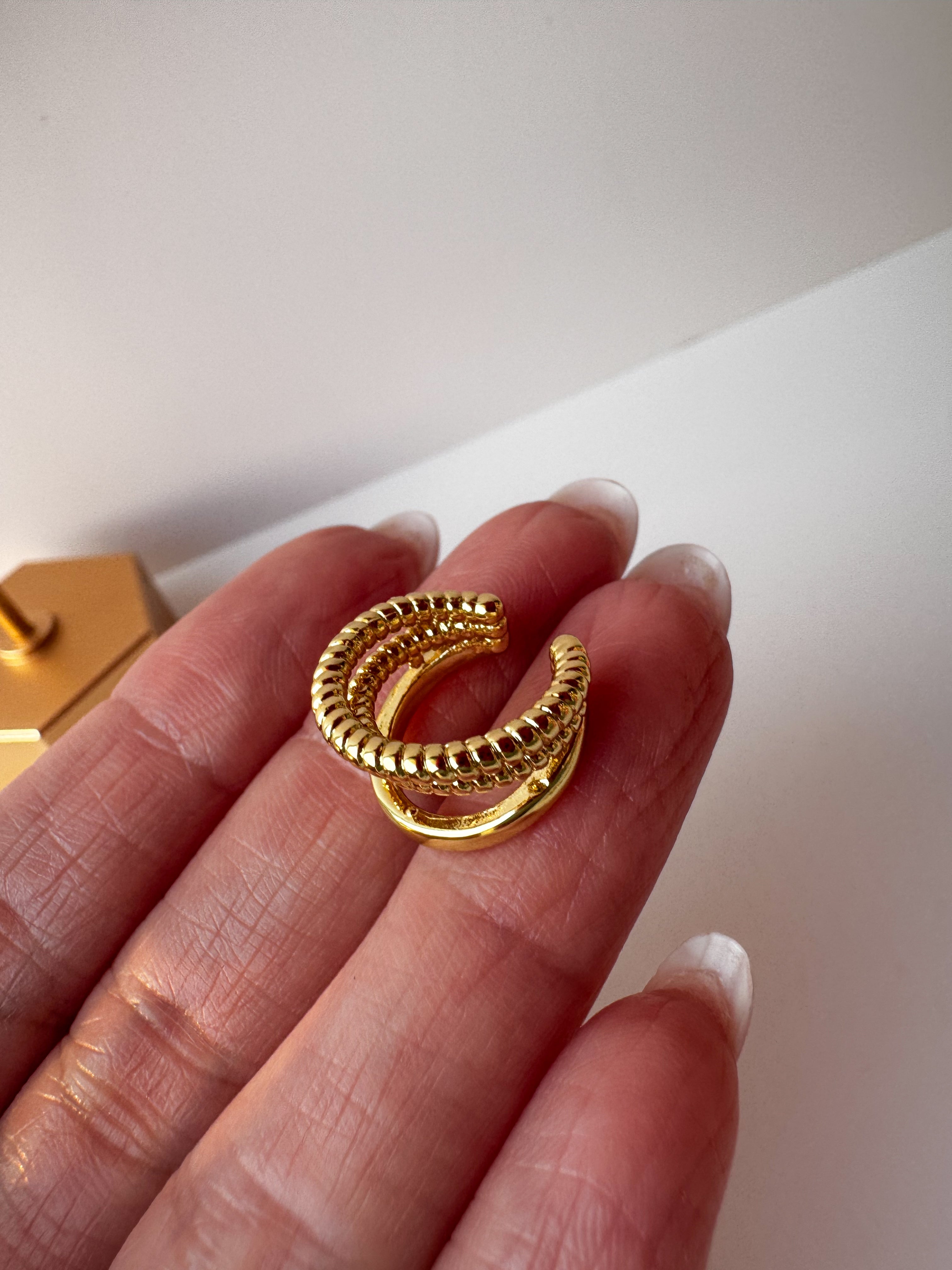 Aretes Corazon, Aretes Huesito de Perrito + Ear Cuff