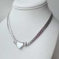 Silver Steel Style Necklace