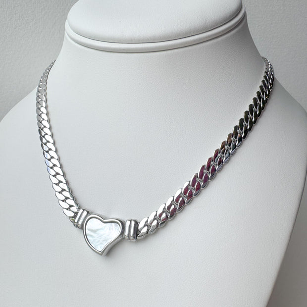 Silver Steel Style Necklace
