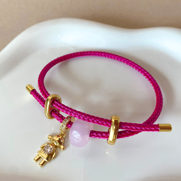 Kids and Turkish Stone Colorful Adjustable Bracelets