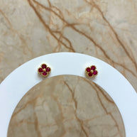 Mini Colorful Flowers Earrings