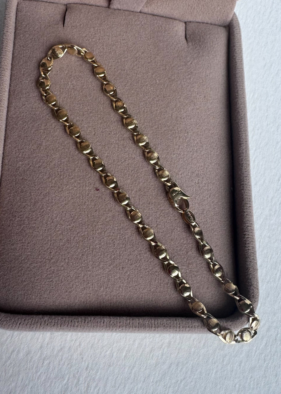Puffed Mariner Links 18k Solid Gold (750) Men Bracelet
