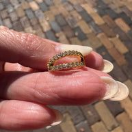 2 Layers Zircon Style Ear Cuff