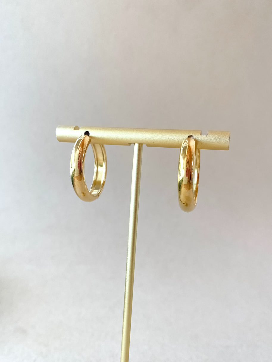 Golden Steel Big & Medium Hoops