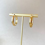 Golden Steel Big & Medium Hoops