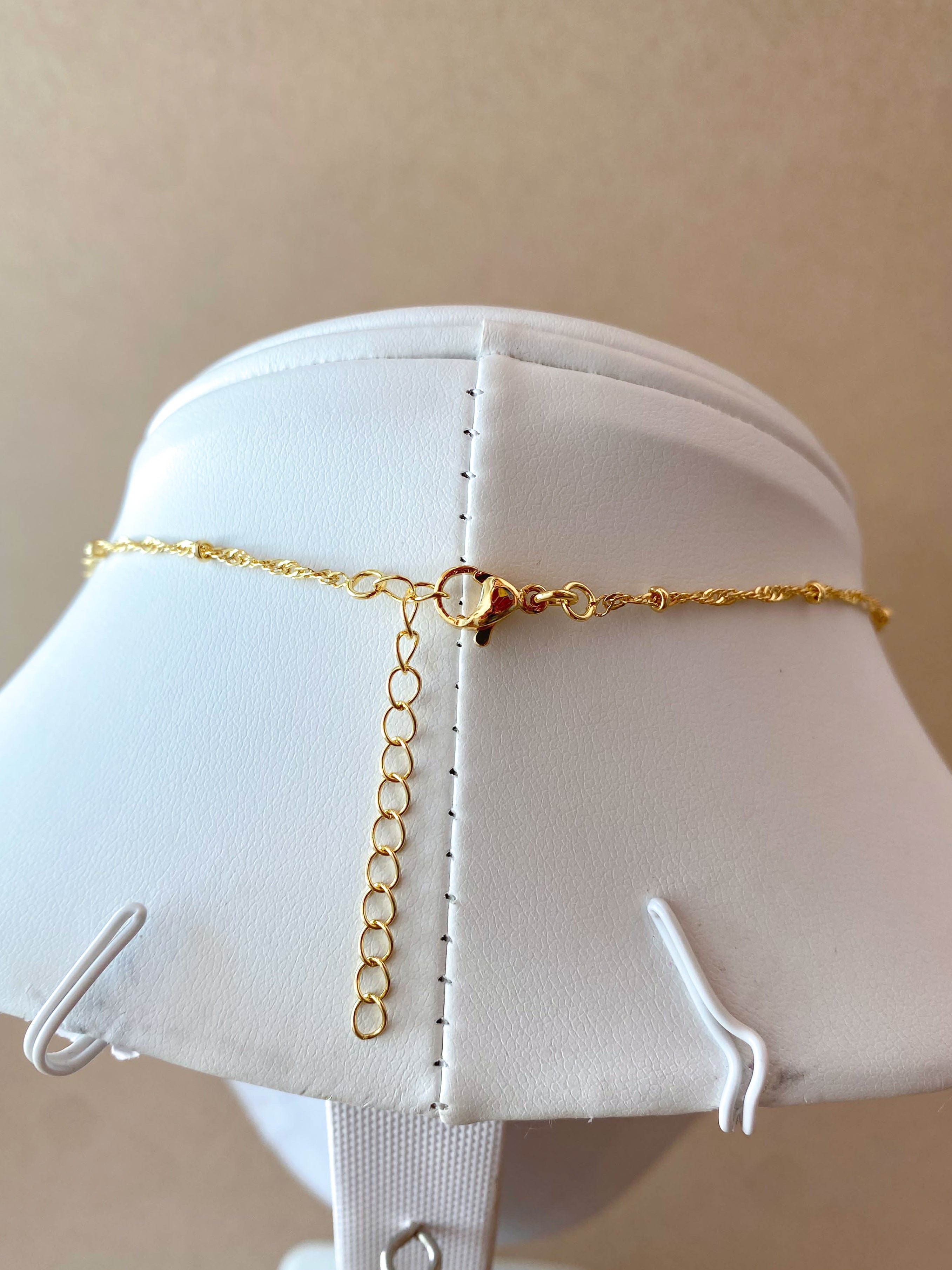 Big Pearls Cross Necklace
