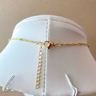 Big Pearls Cross Necklace