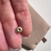 Topitos diamantados 3mm mini 18K