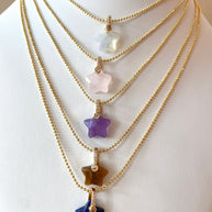 Stars Colorful Gems 💎 Adjustable Necklaces
