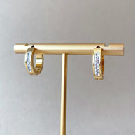 Little Crystal Steel Hoops