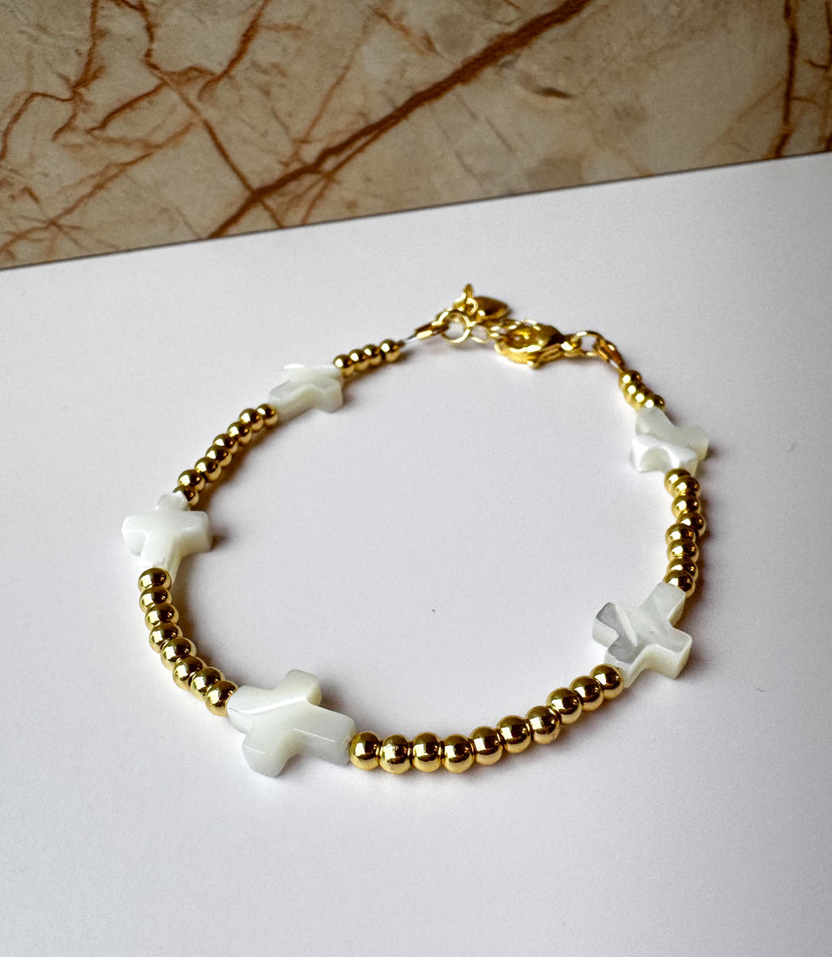 Pulsera Cruces Nacar