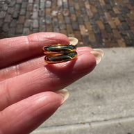 2 Layers Golden Ear Cuff